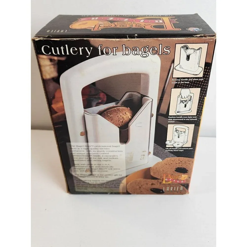 Bagel Biter, Vintage Kitchen Tool with Original Box